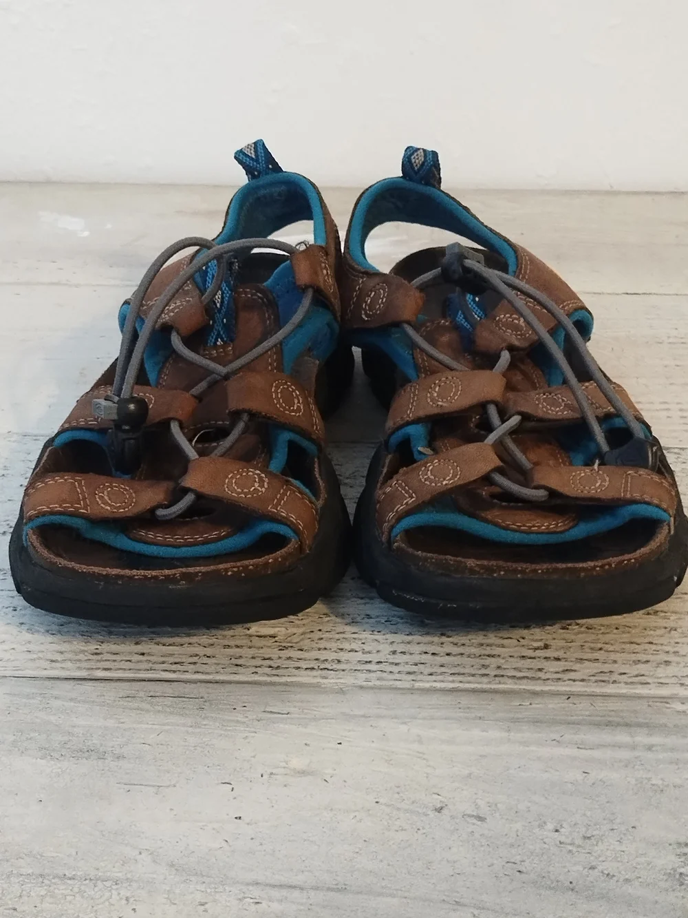 Keen Sarasota Waterproof Sandal Shoes Womens 6 Outdoor Hiking Fisherman Leather